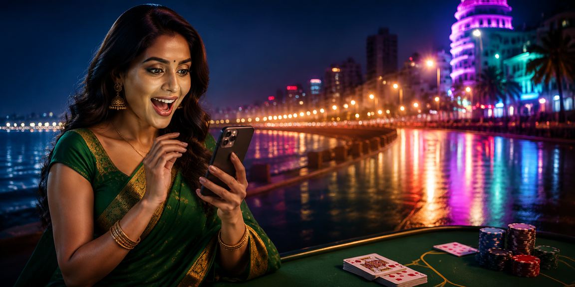 Ladies playing Andar Bahar game on mobile